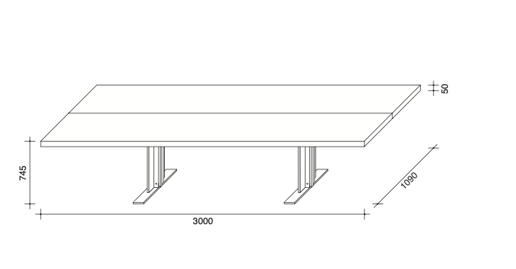 Memo tavolo (struttura verniciata acciaio)