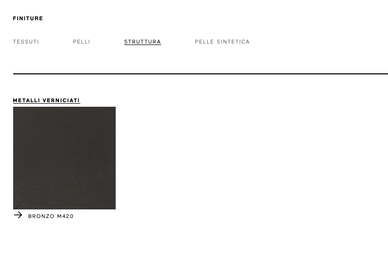 Neil divano schienale alto pelle sintetica DC