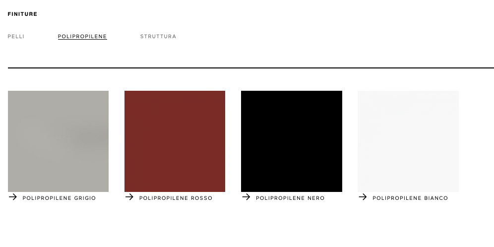 Ombra sgabello alto polipropilene