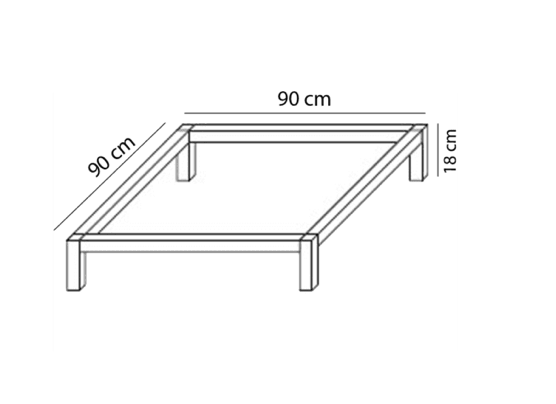 Sosia tavolino H.18.5 laccato opaco