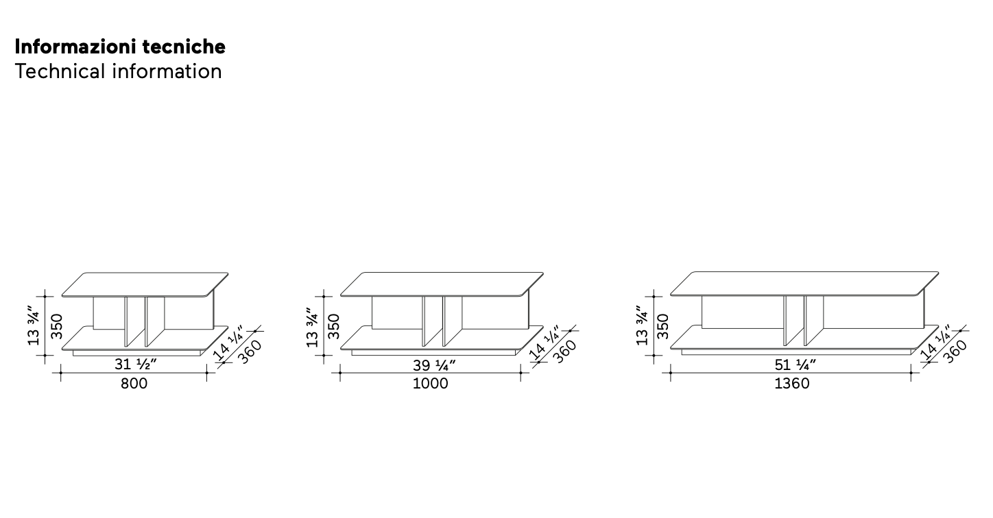Venise tavolino 136cm