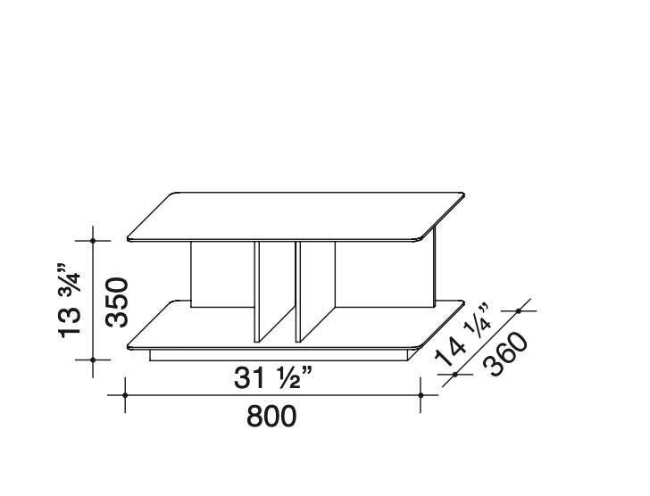 Venise tavolino 80cm