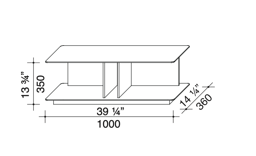 Venise tavolino 100cm