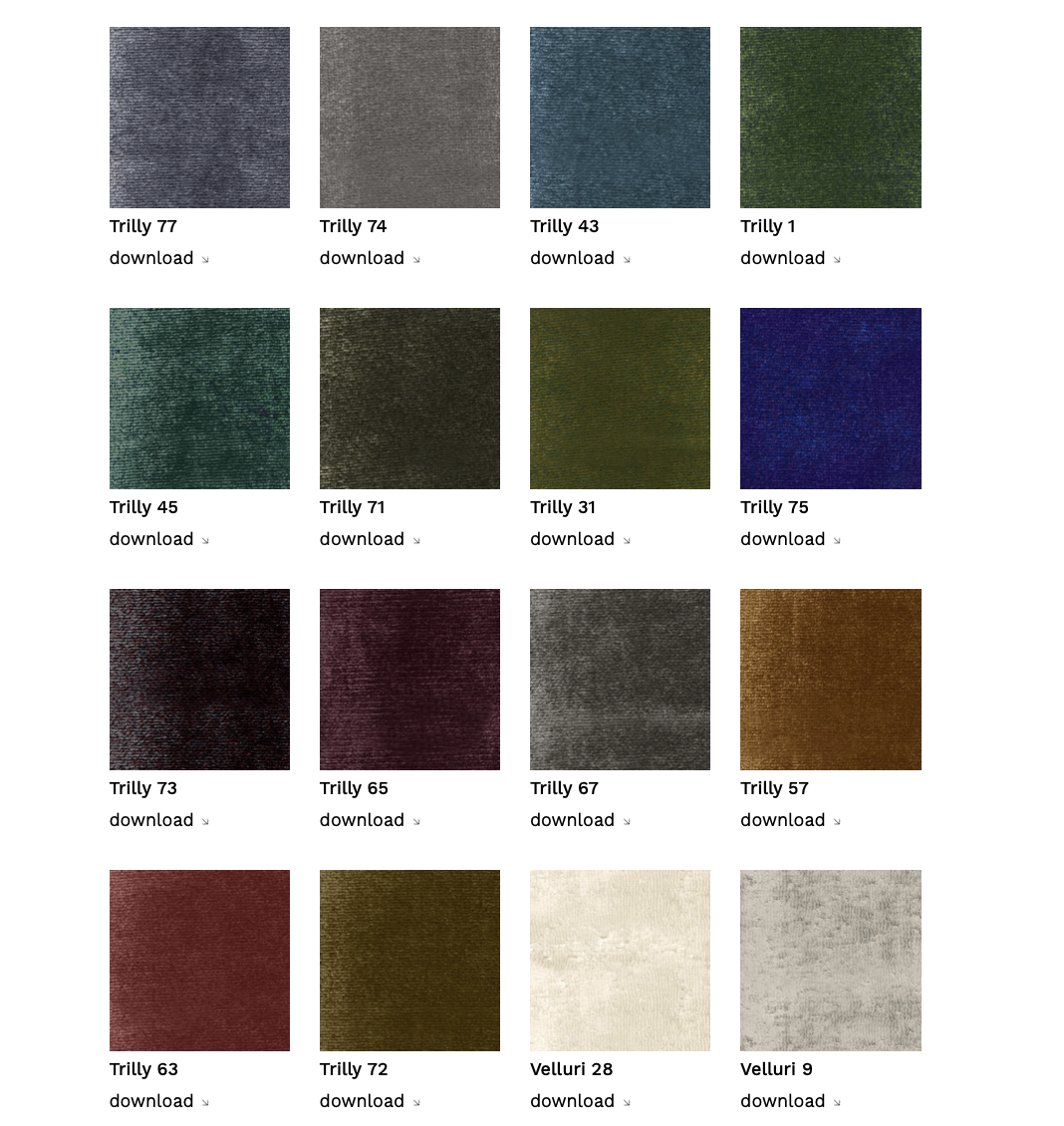 Alexander divano tessuto top