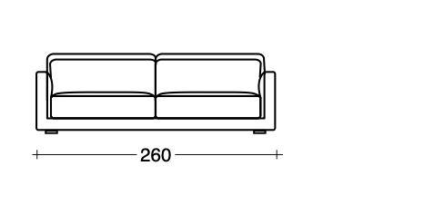 Alexander divano tessuto top