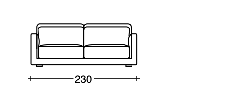 Alexander divano tessuto top