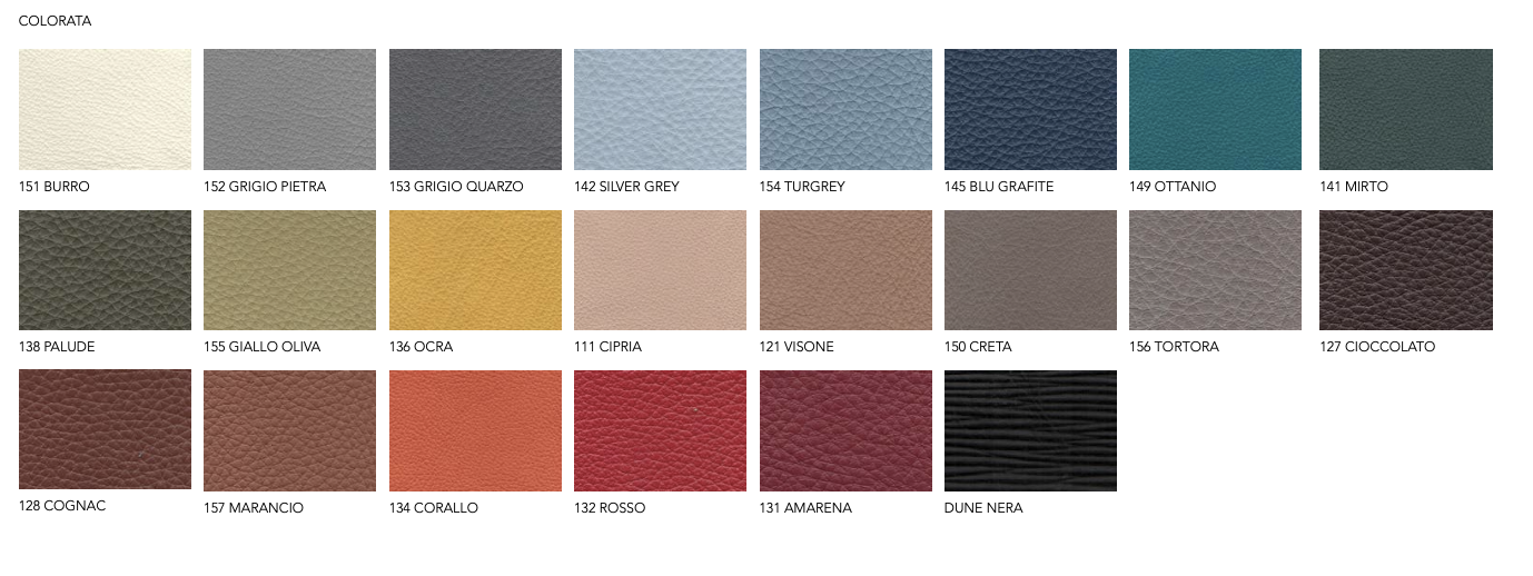 Nuvola Sofa divano pelle colorata