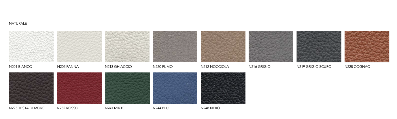 Palazzo Ducale Sofa divano pelle naturale