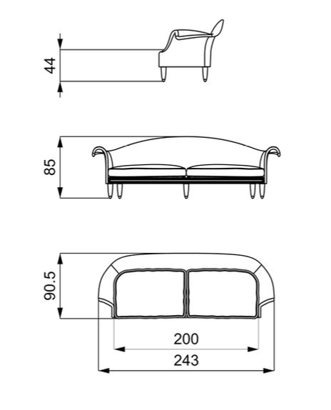 Casanova Sofa divano pelle nabuk