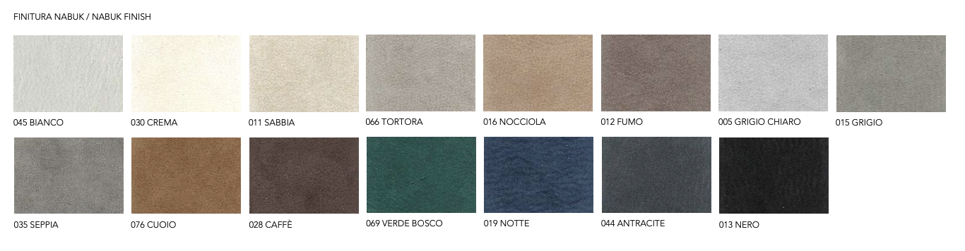 Casanova Sofa divano pelle nabuk