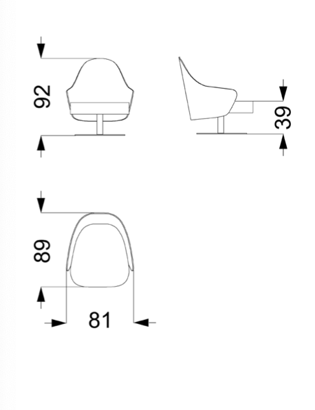 Ludwig poltrona pelle nabuk