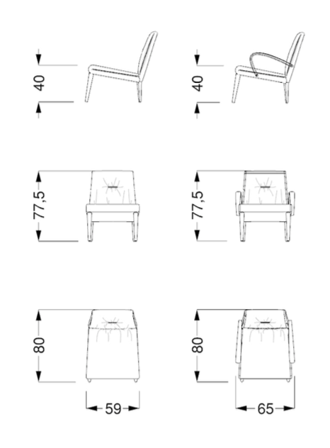 Soft poltroncina pelle naturale