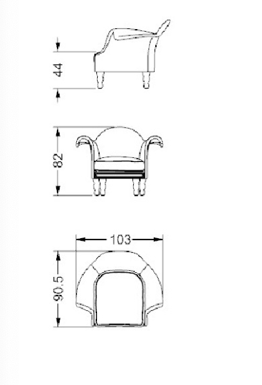 Casanova poltrona alta pelle nabuk