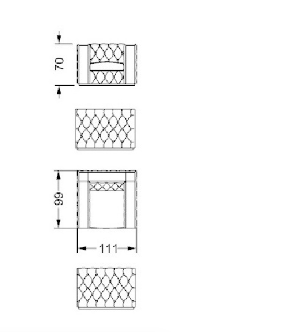 Ca'D'Oro poltrona pelle colorata