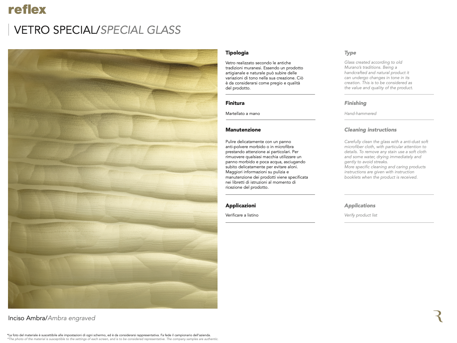 Murano 40 tavolino (produzione limitata)