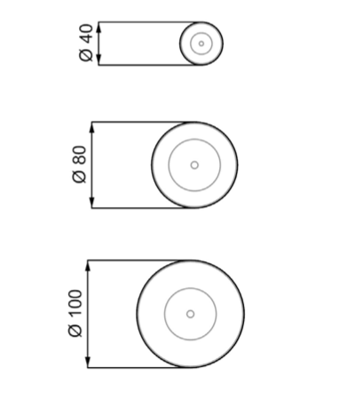 Rondò 40 tavolino piano legnoreflex