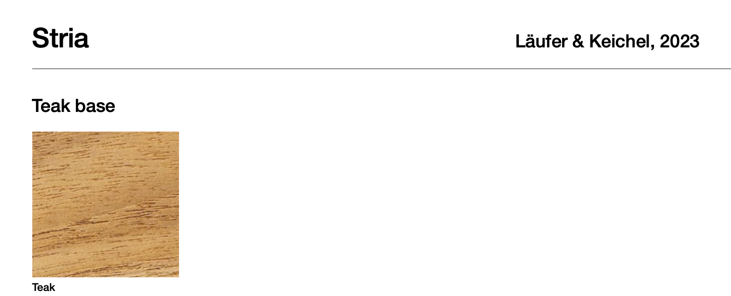 Stria sedia indoor/outdoor