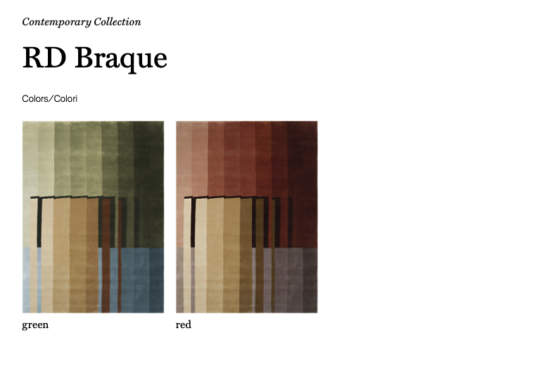 RD Braque tappeto