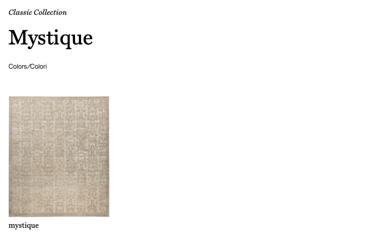 Mystique tappeto