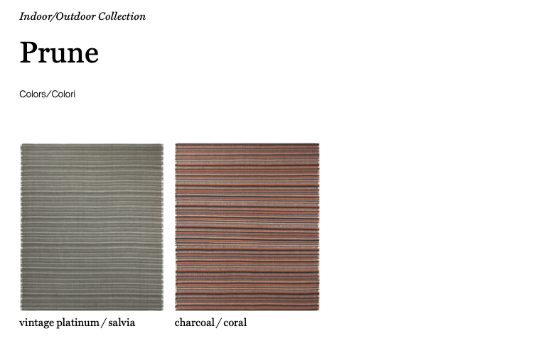 Prune tappeto indoor/outdoor