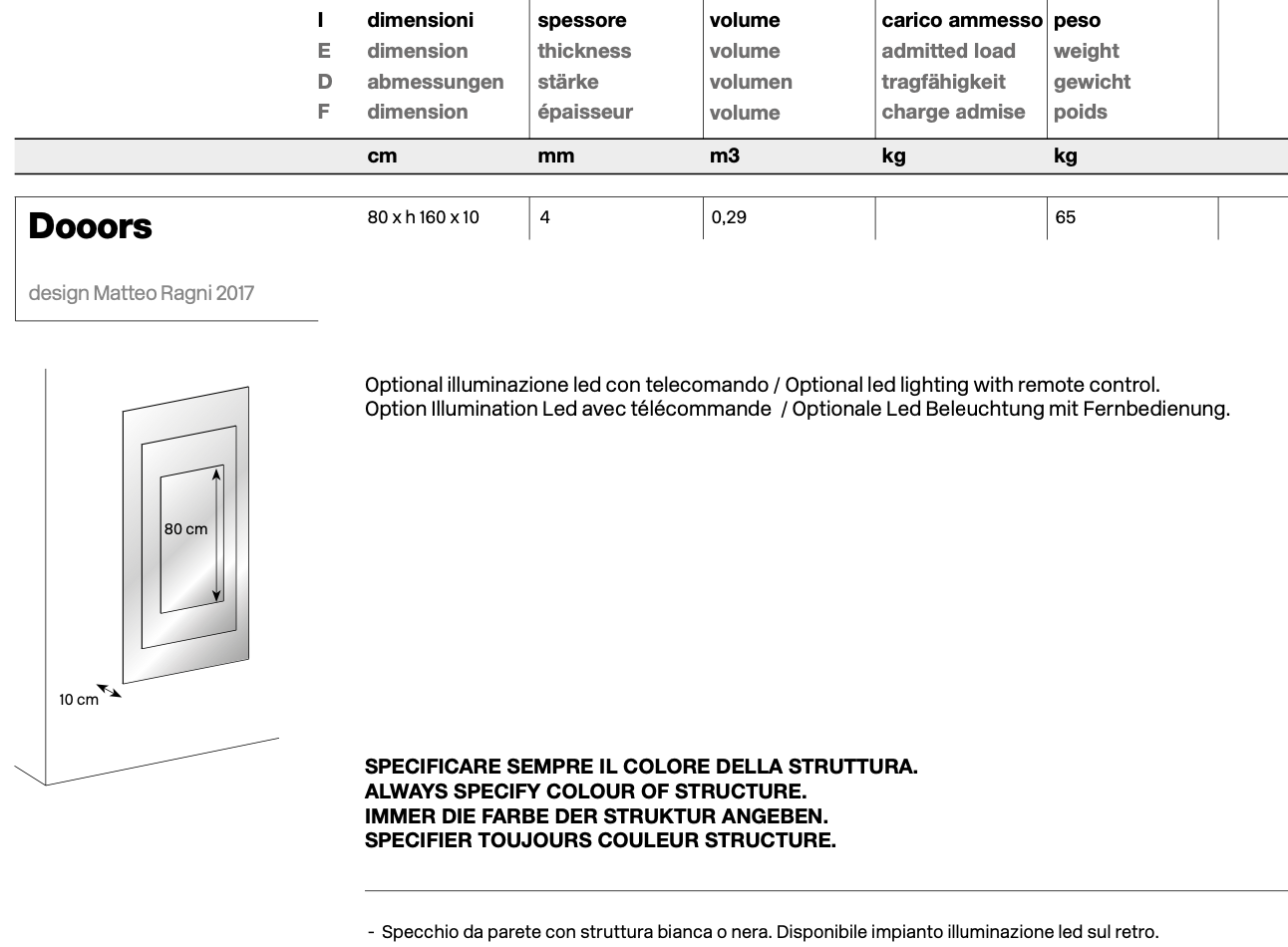 Doors specchio