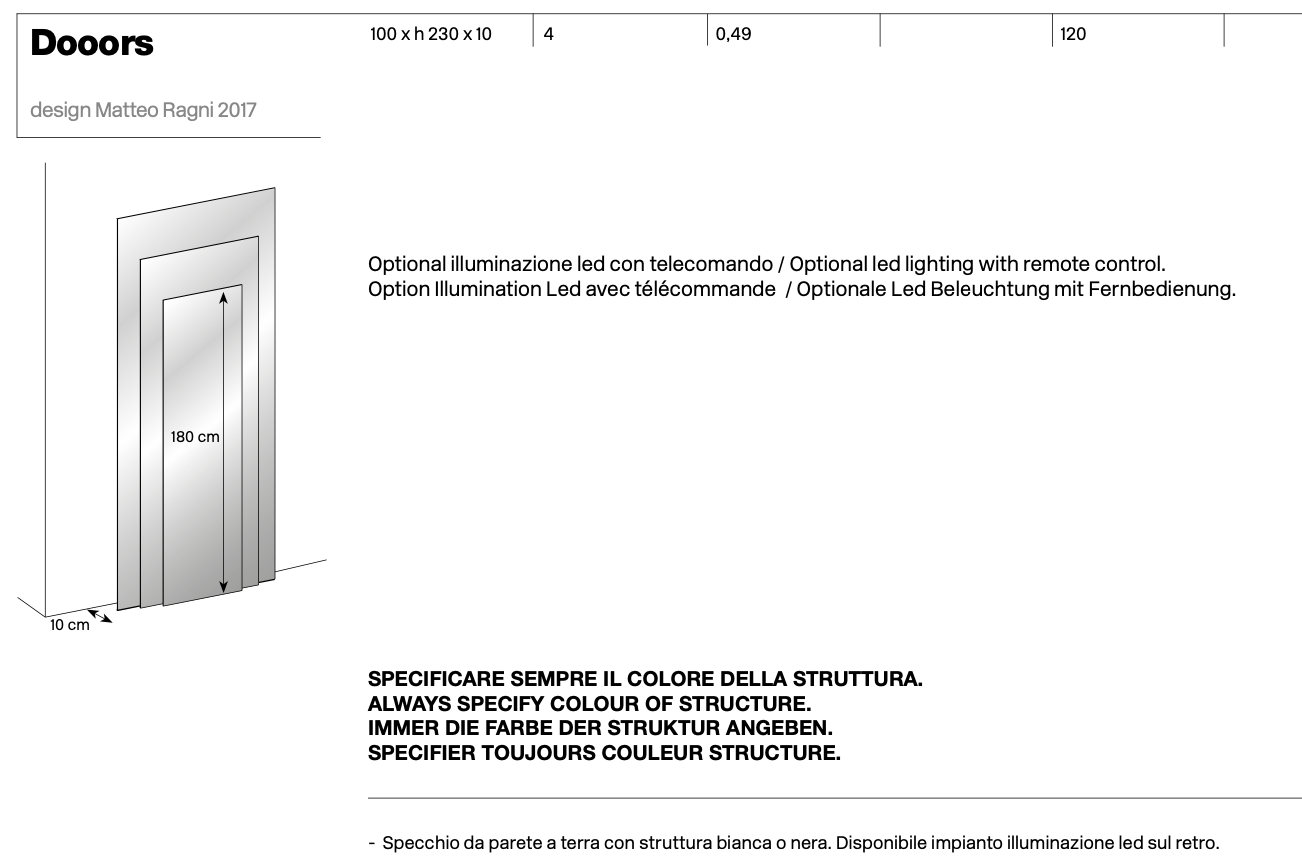 Doors specchio