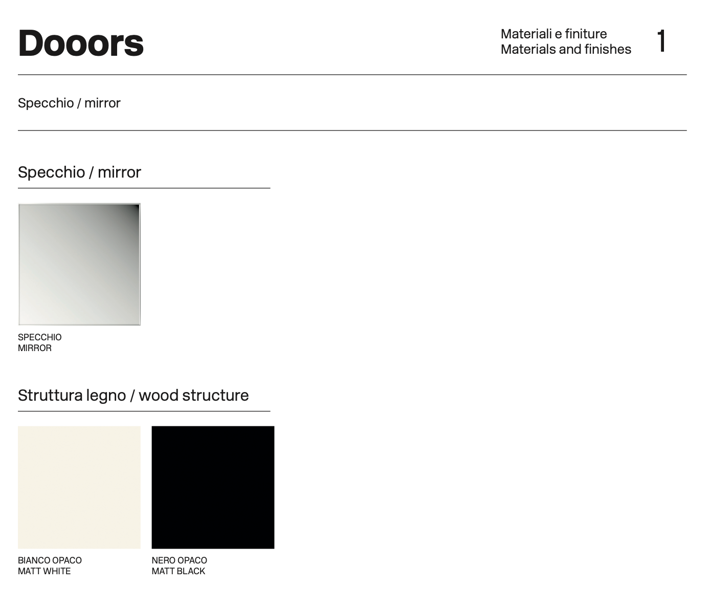 Doors specchio