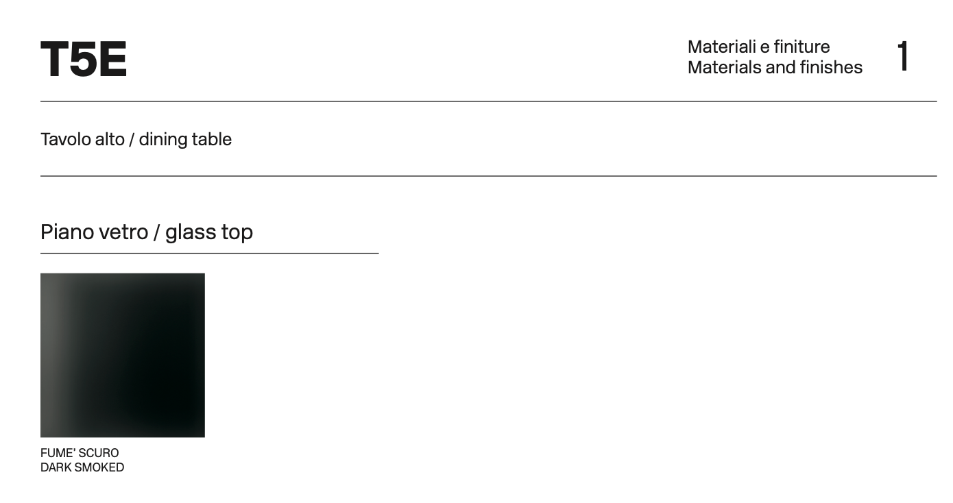 T5 E tavolo allungabile