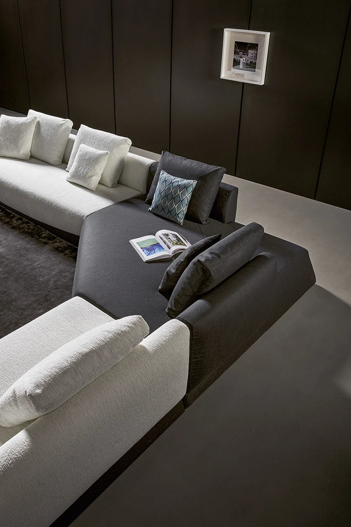 Boolean divano tessuto azimut