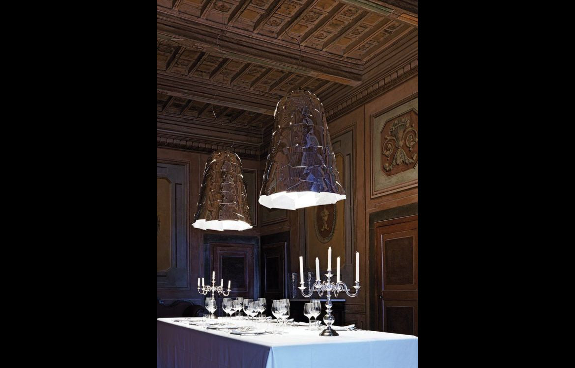 Campana Silver lampada a sospensione