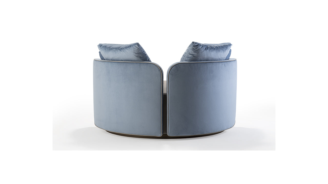 Hug poltrona pelle nabuk