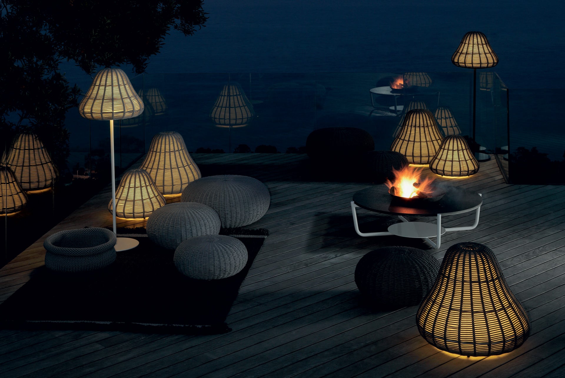 Jackie lampada da pavimento outdoor