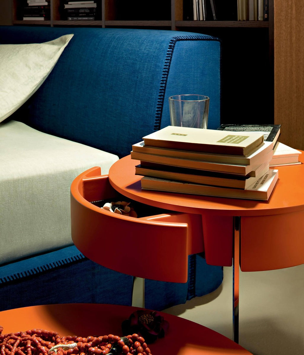 Sign tavolino con cassetto H.30 laccato lucido LCL