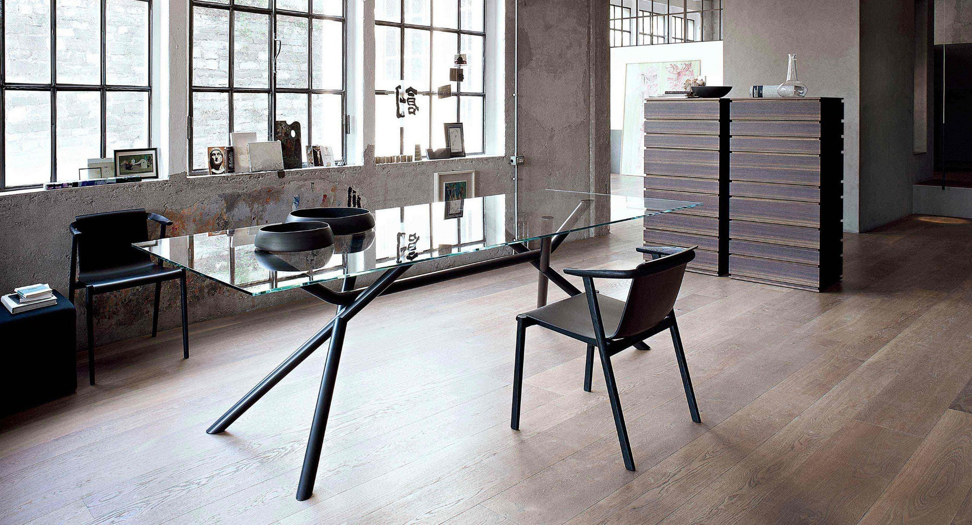 Bai Lu sedia laccata opaca