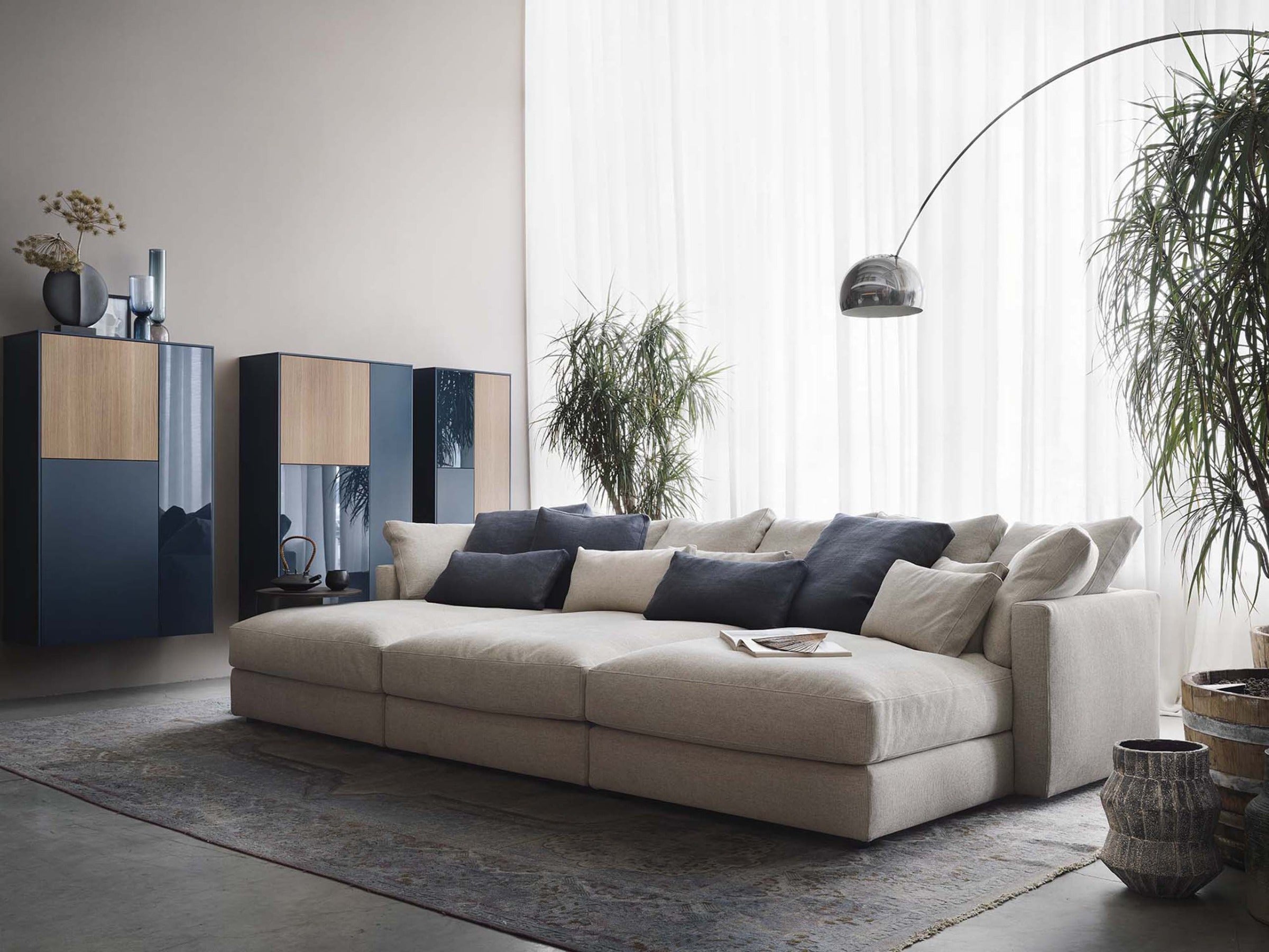 Glee divano L.200 tessuto DA