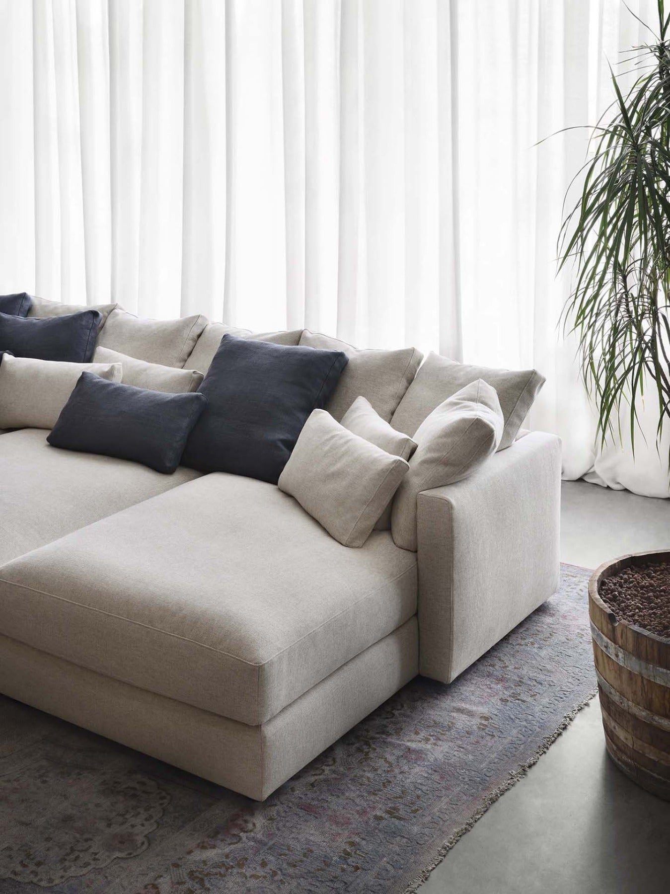 Glee divano L.200 tessuto DA