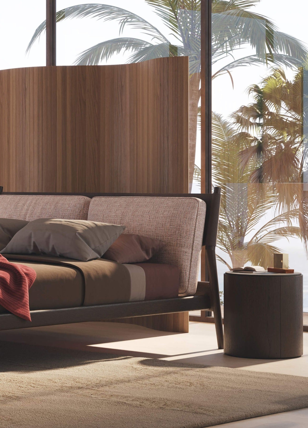 Maddox letto 233.5x180.5 tessuto DA