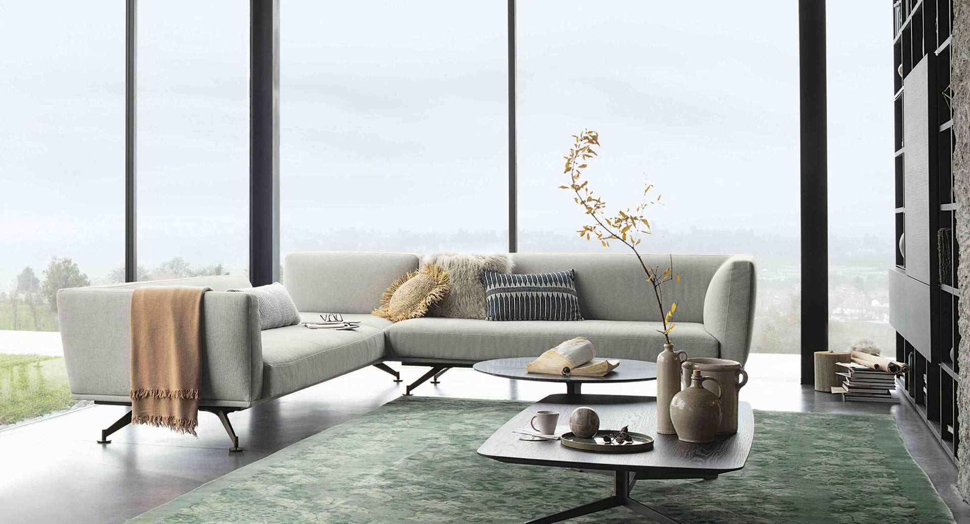 Neil divano schienale alto pelle sintetica DC