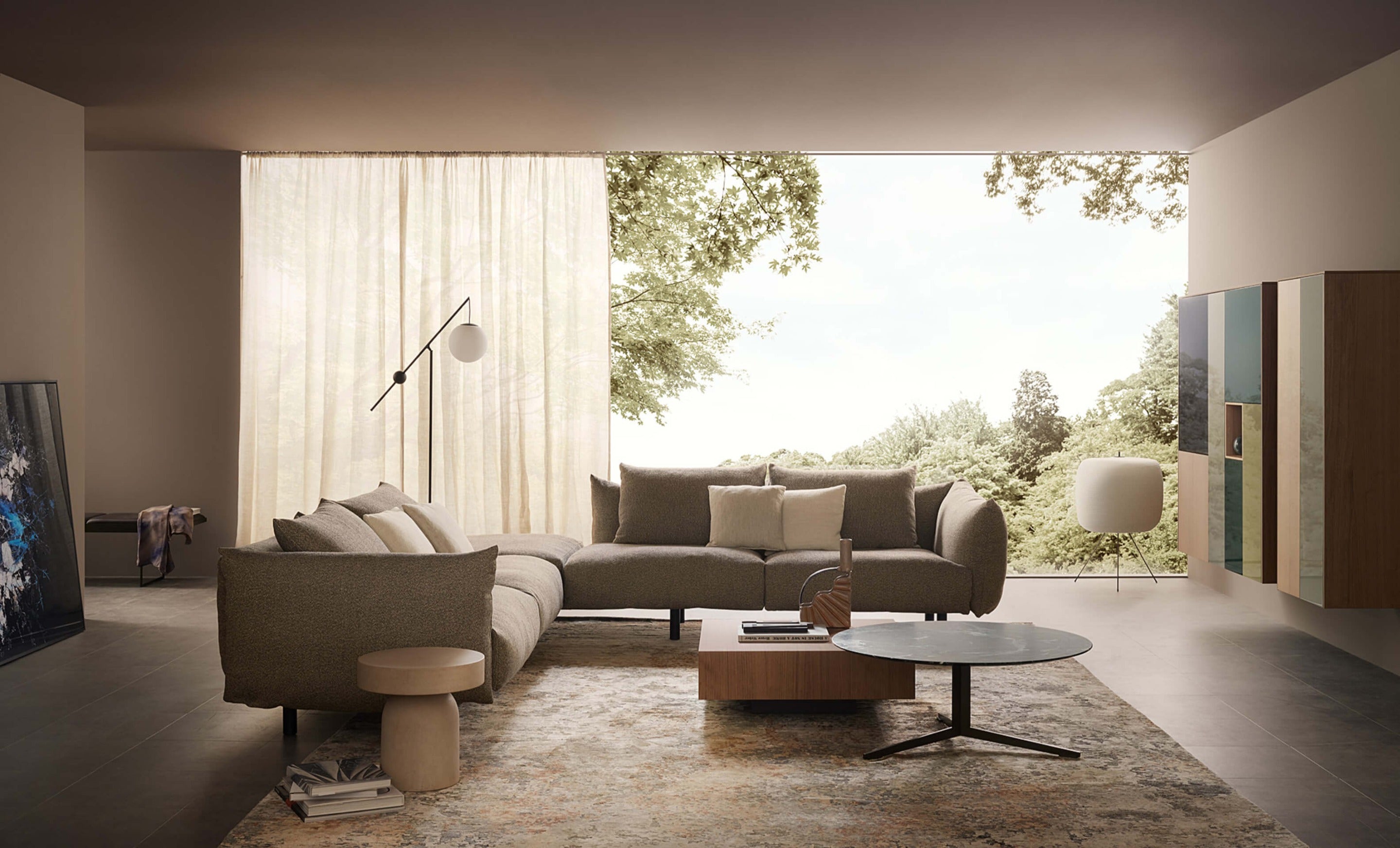 Soffio divano pelle basic