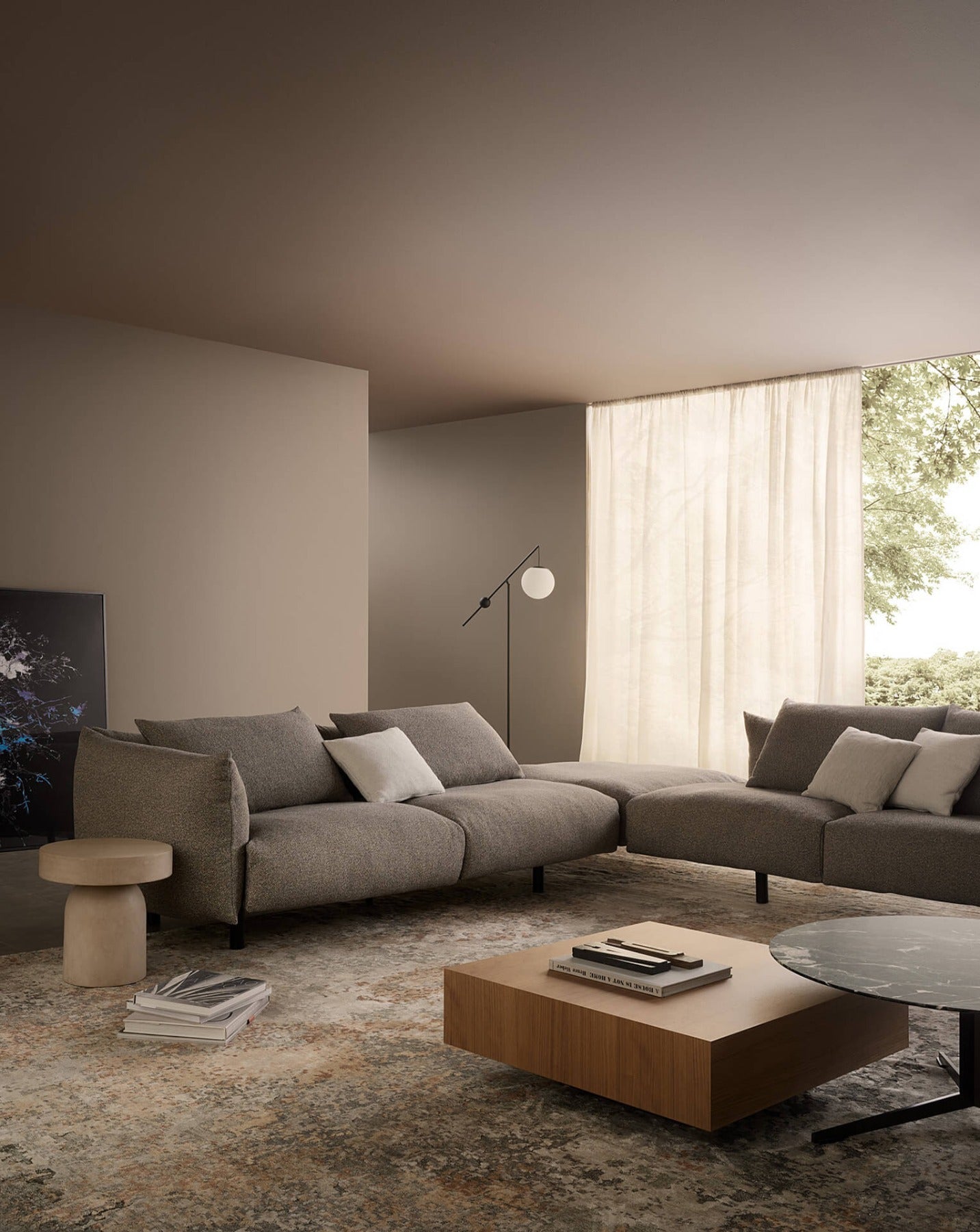 Soffio divano pelle basic