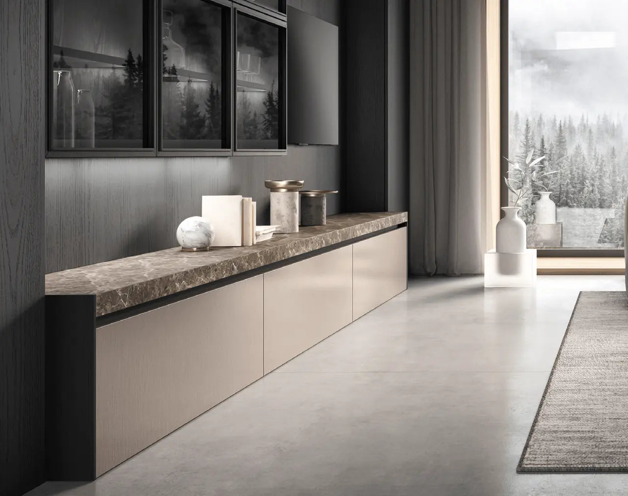 Bluna Tech Champagne living