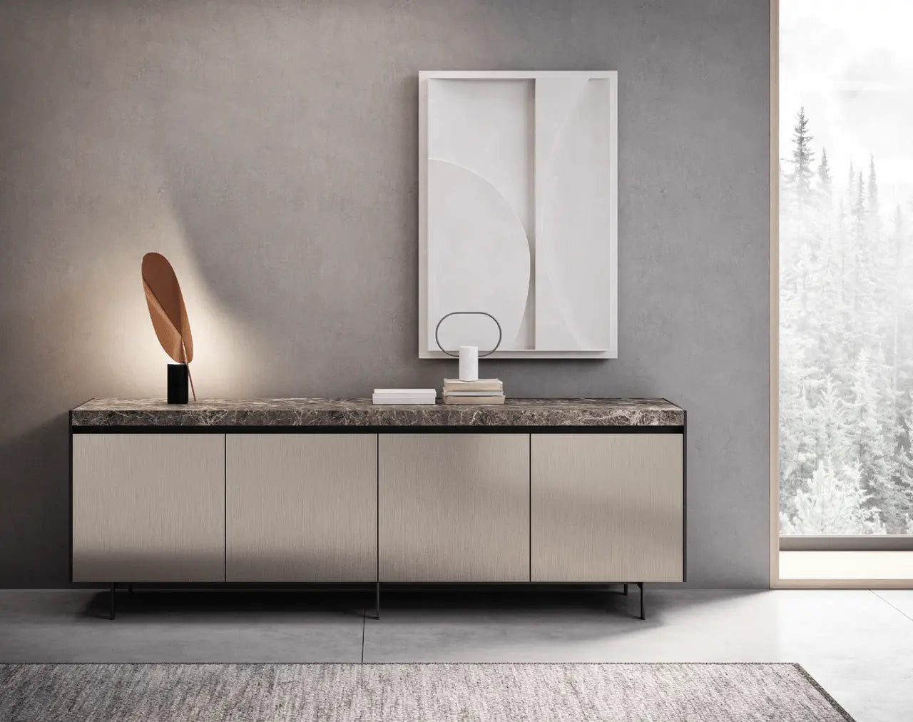 Bluna Tech Champagne living