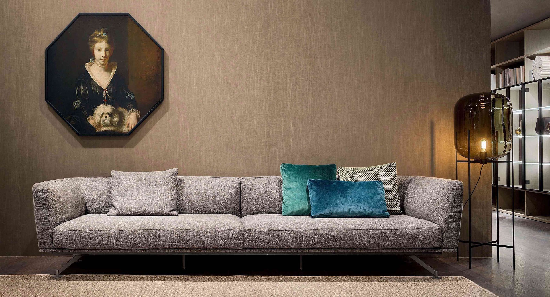 Neil divano schienale alto pelle sintetica DC