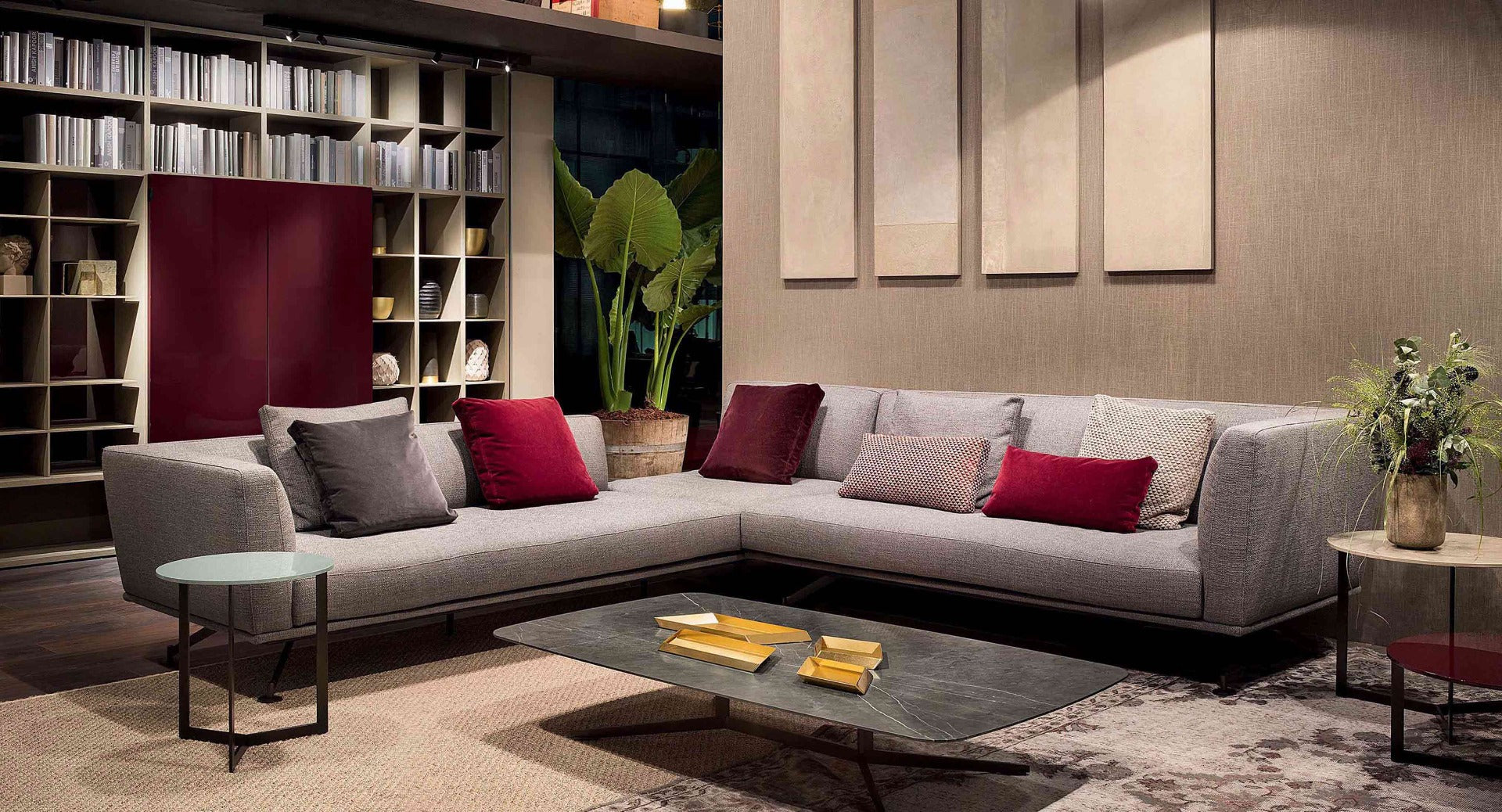 Neil divano schienale alto pelle sintetica DC