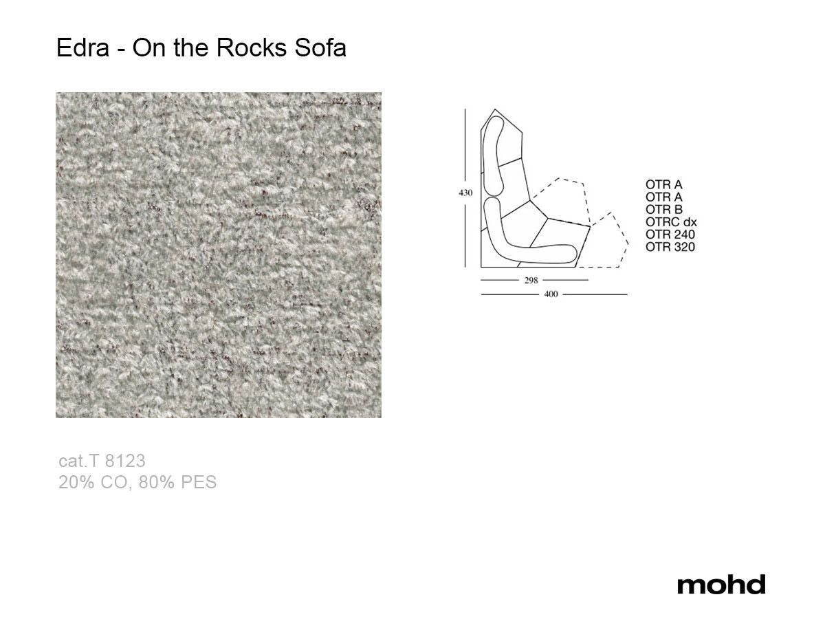 On the Rocks T8123 divano