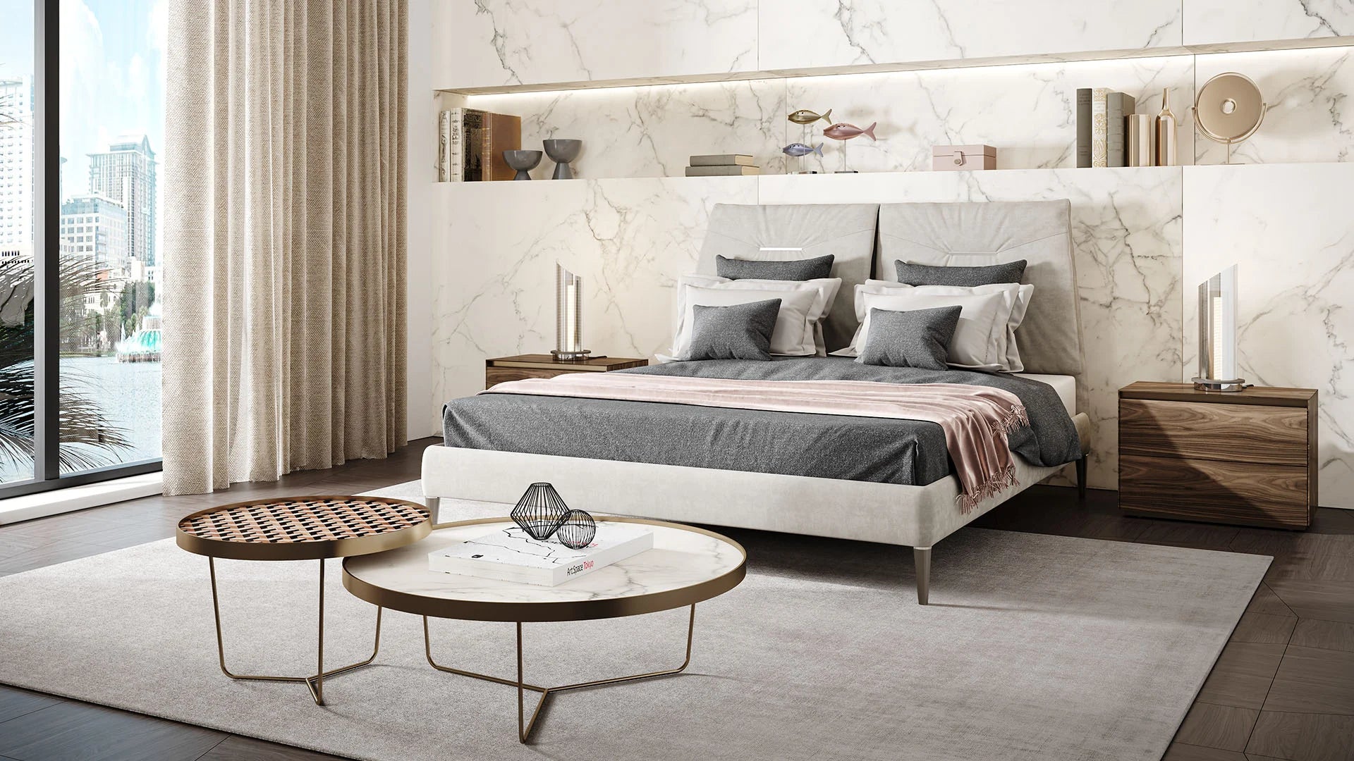 Soft letto pelle naturale