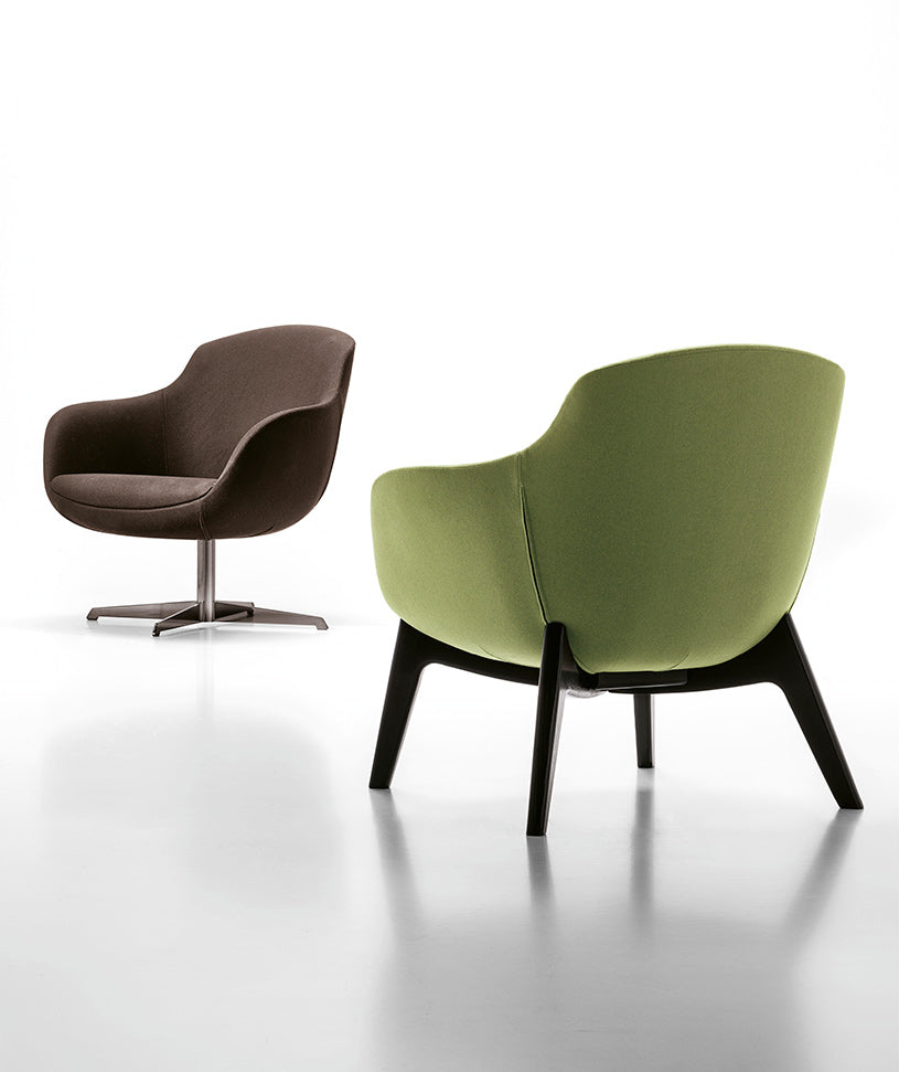 Rosa poltroncina pelle seta