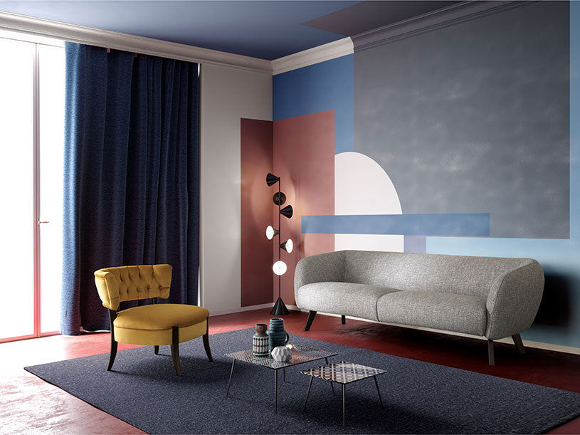 Claude poltroncina e divanetto tessuto top