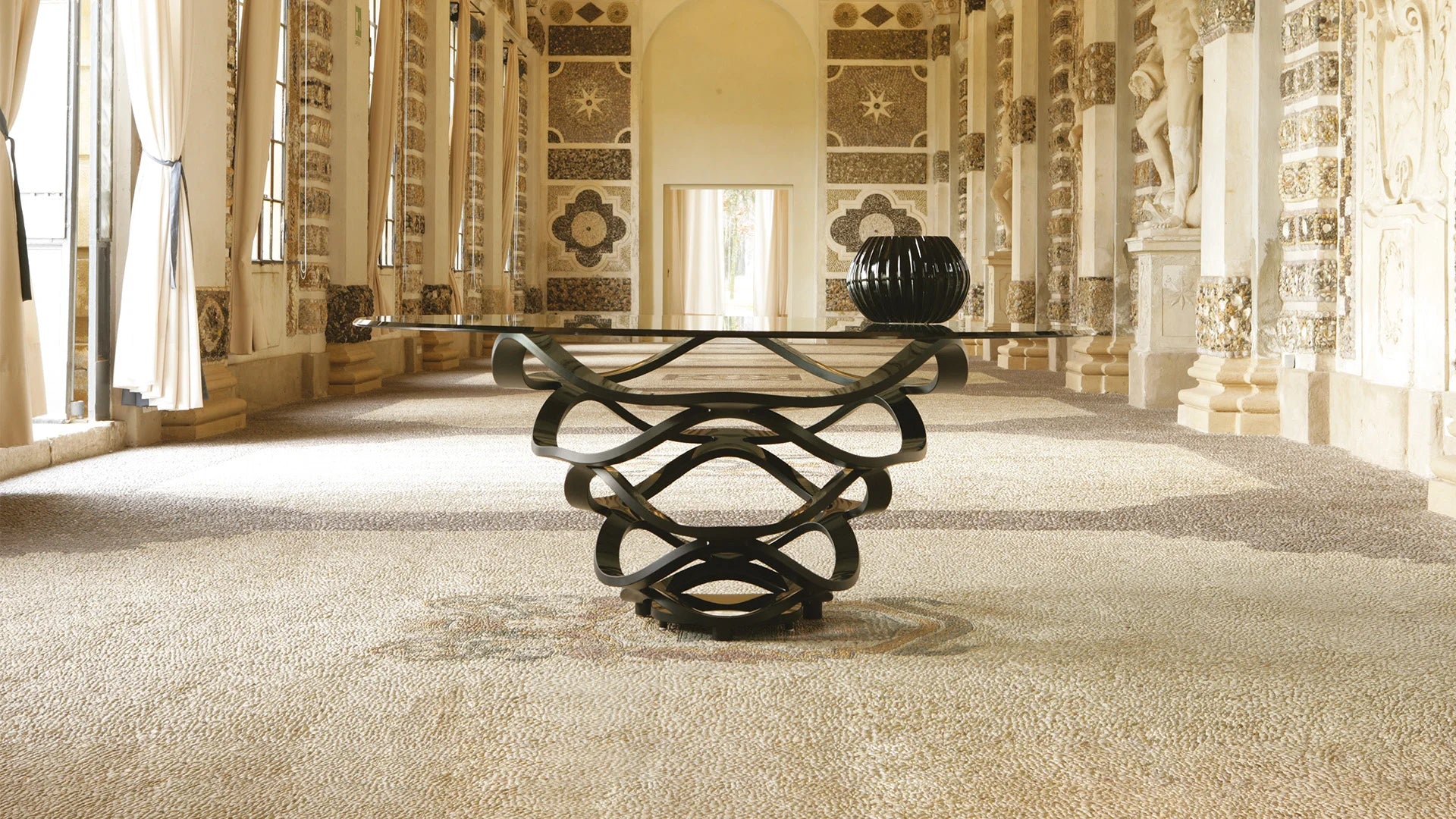 Neolitico 72 Vetro tavolo