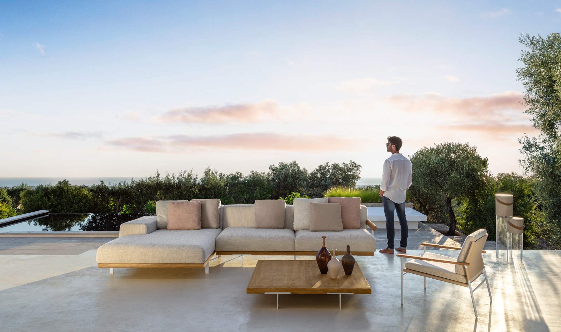 Allure 120x120 tavolino outdoor